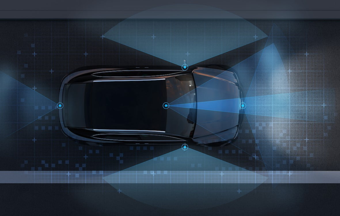 雷达系统的汽车